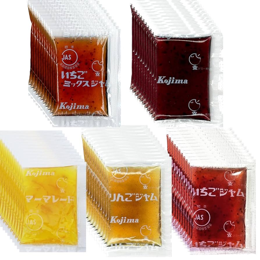 Amazon | コジマジャム 詰め合わせ 5種 55袋 個包装 小袋